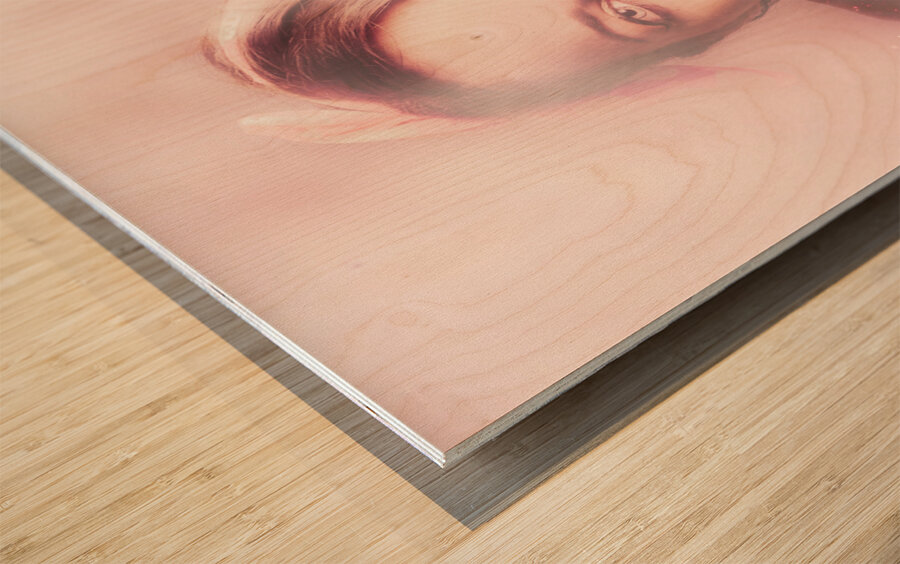 Manifest with love pinup Wood print