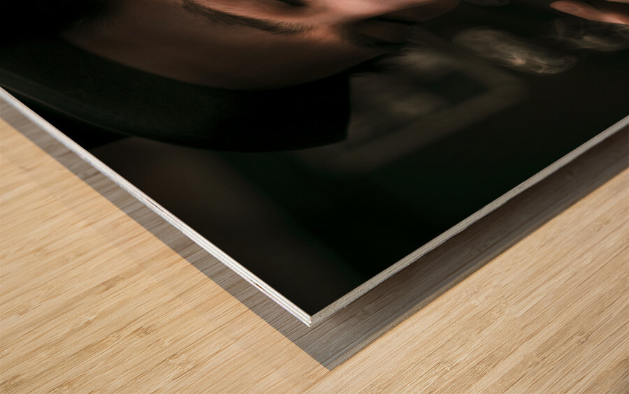 Sixties Vintage Detective Wood print