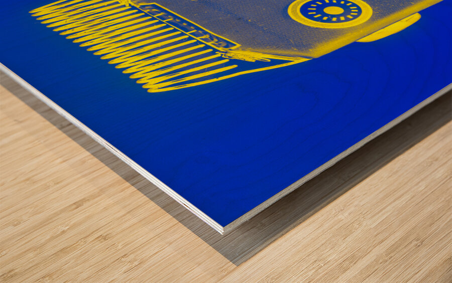 Cross-processed Wood print