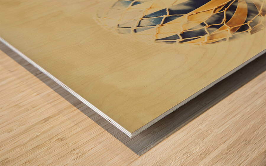 Dreams and clouds Wood print