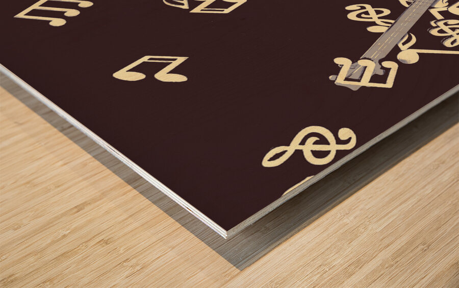 Sound bites Wood print