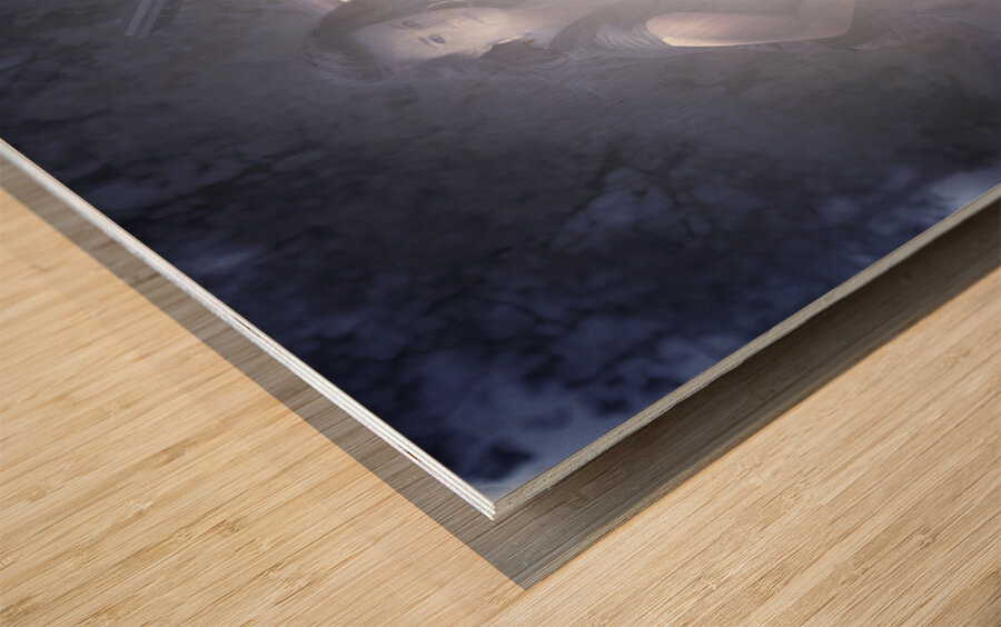 Midnight fix Wood print