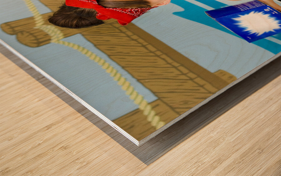 House Choirs Wood print