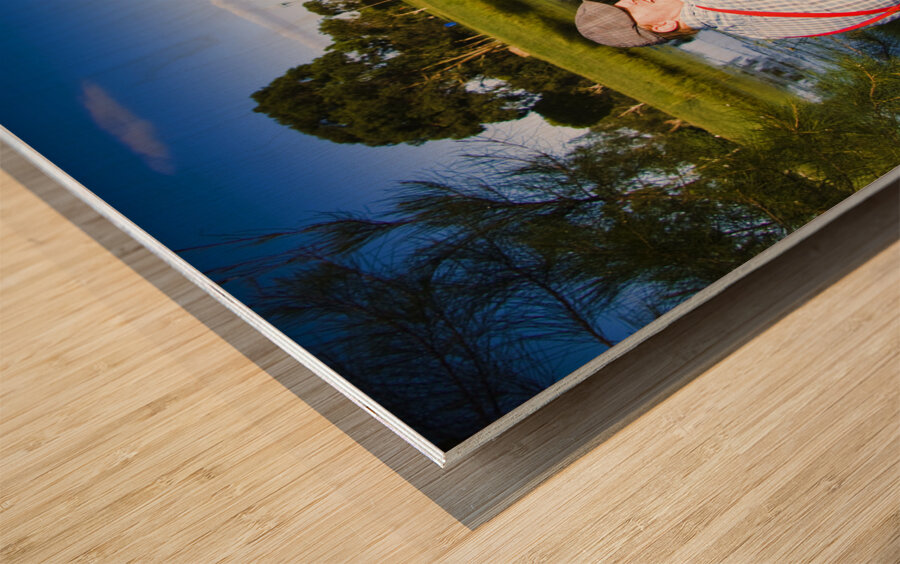 Golf Problem Wood print