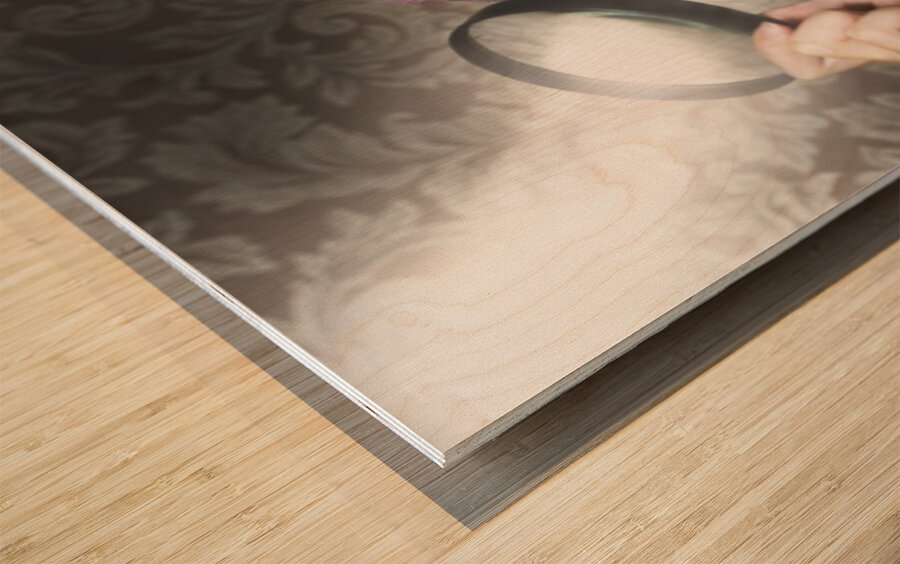 Murder Mystery Detective Wood print