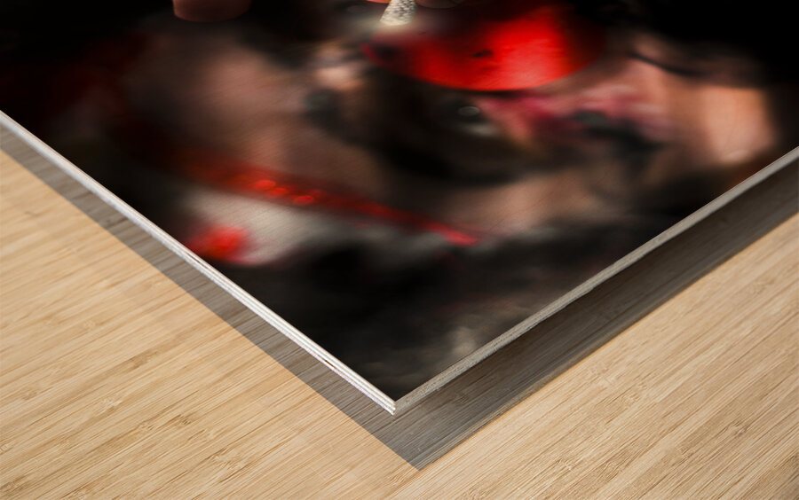 Stand Up The Clown Wood print