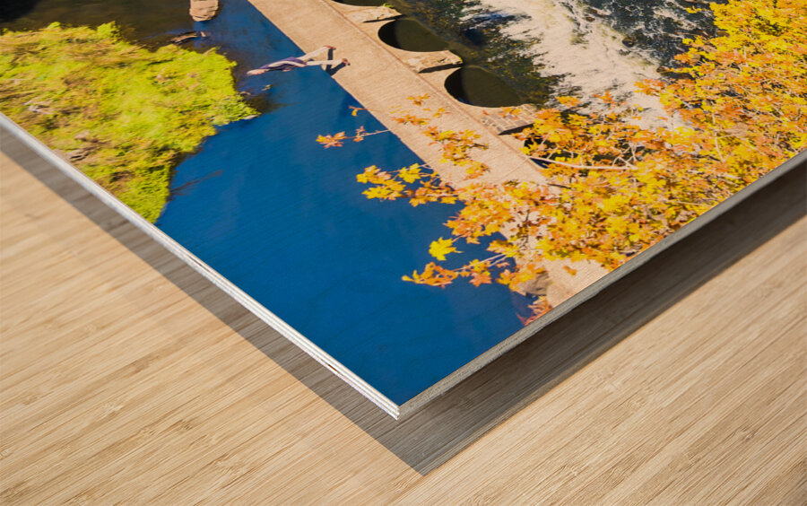 Gorge Bridge Wood print