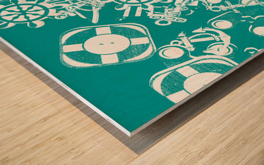 Sailing scenes Wood print