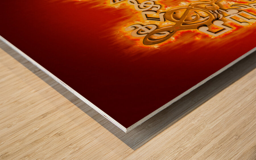 Disco diner Wood print