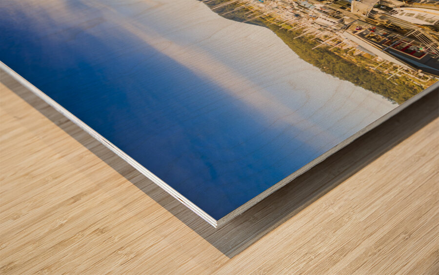 Kettering boat harbour Wood print