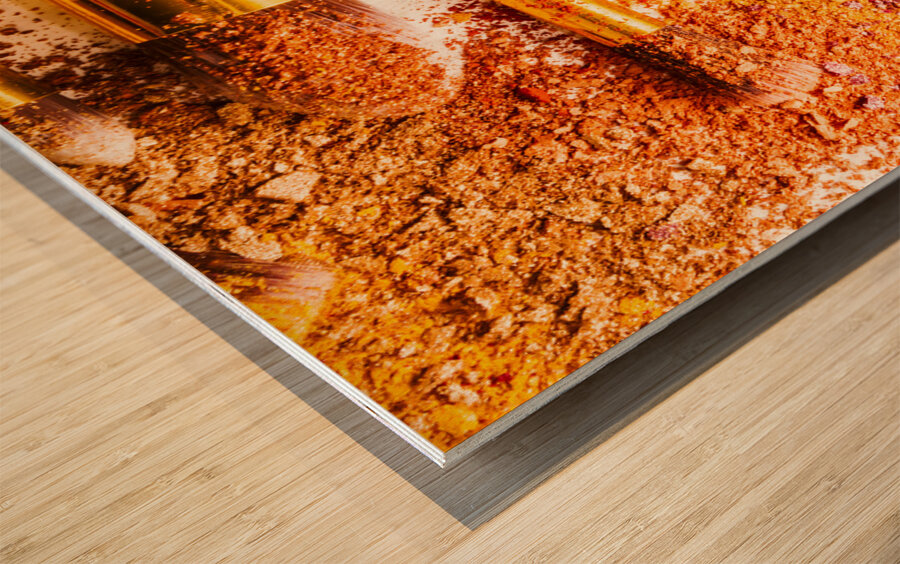 Powderised  Wood print