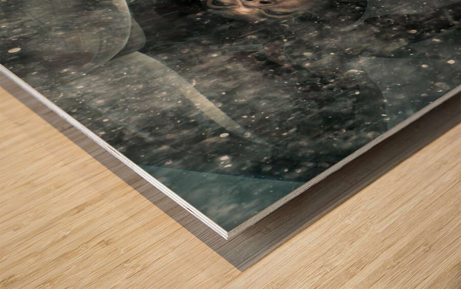 Media Storm Wood print