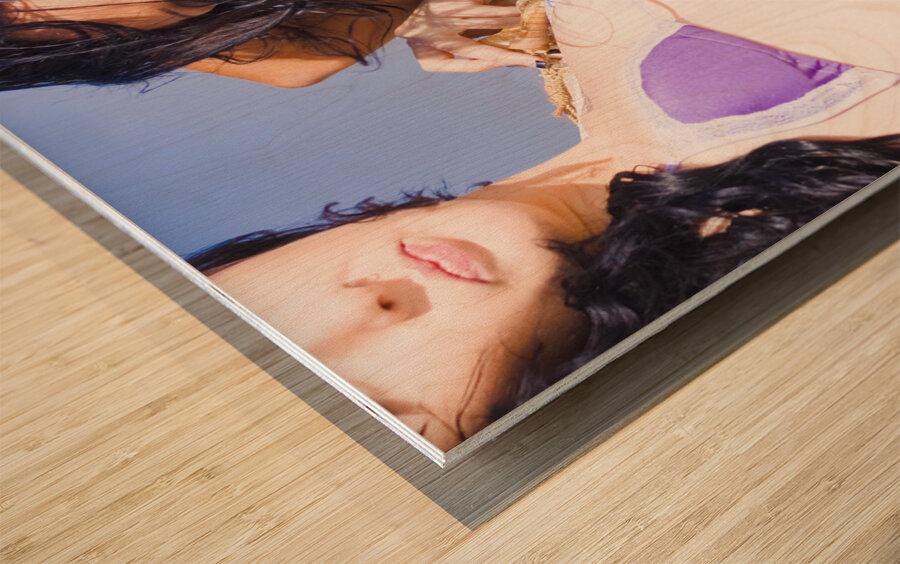 Beach Party Wood print