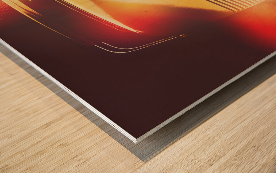 Retro pops Wood print