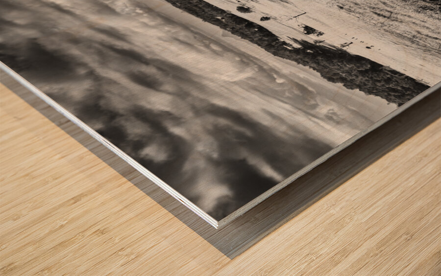 Dahmongah Lookout Mount Mee Wood print