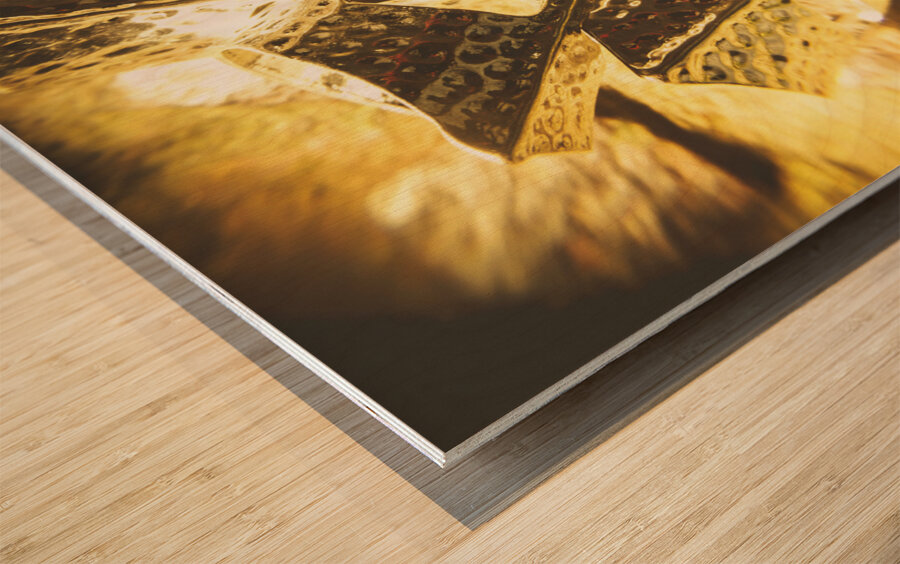 Helm of power Wood print