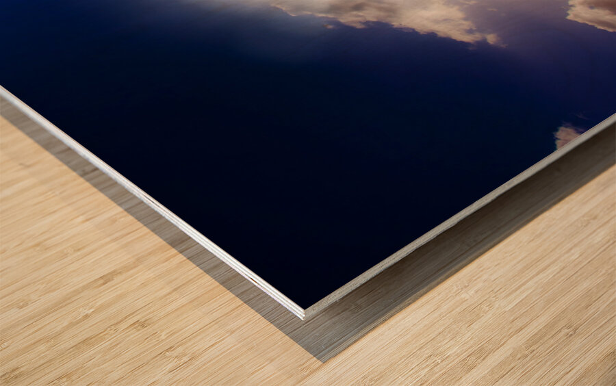 Sky Bound Romance Wood print