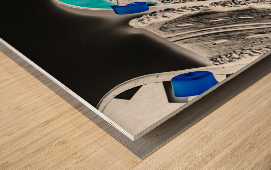 Urban tracks Wood print