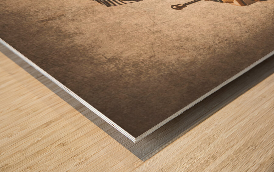 From old imaginations Wood print