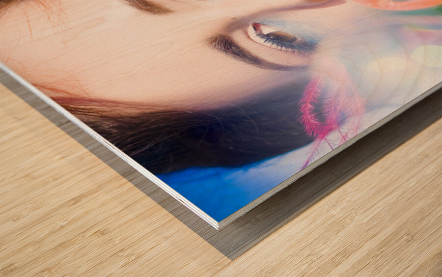 Bubble Kisses Wood print