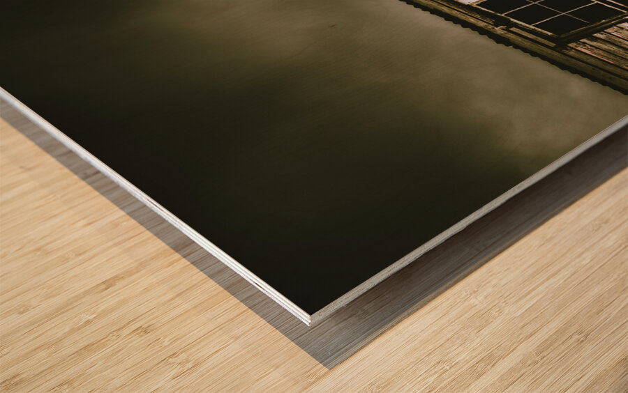 Blown away Wood print