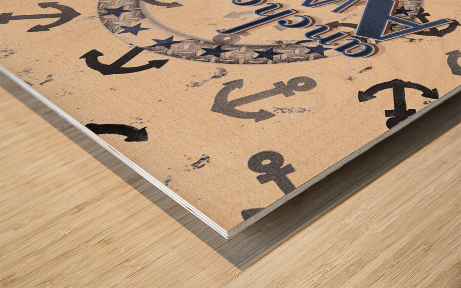 Anchors Away 1956 Wood print