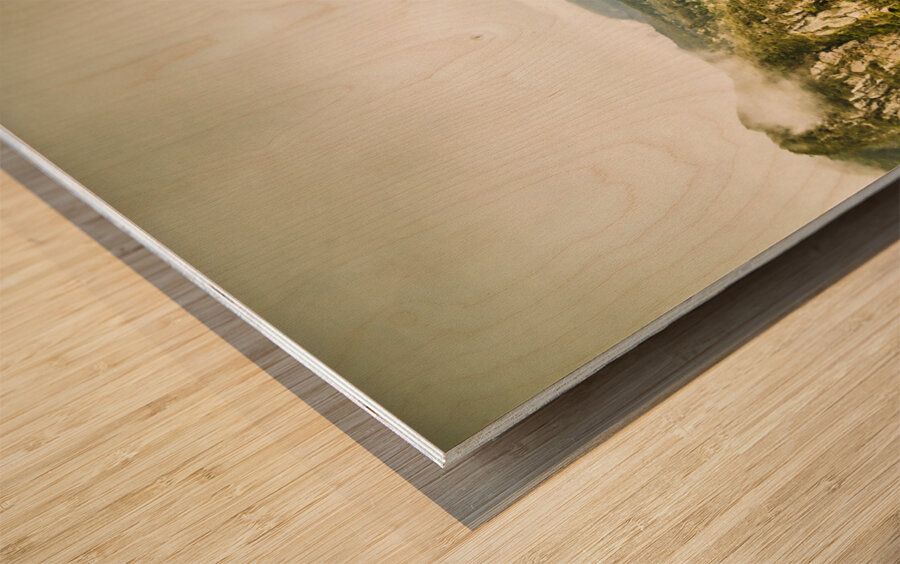 Mountain streams Wood print