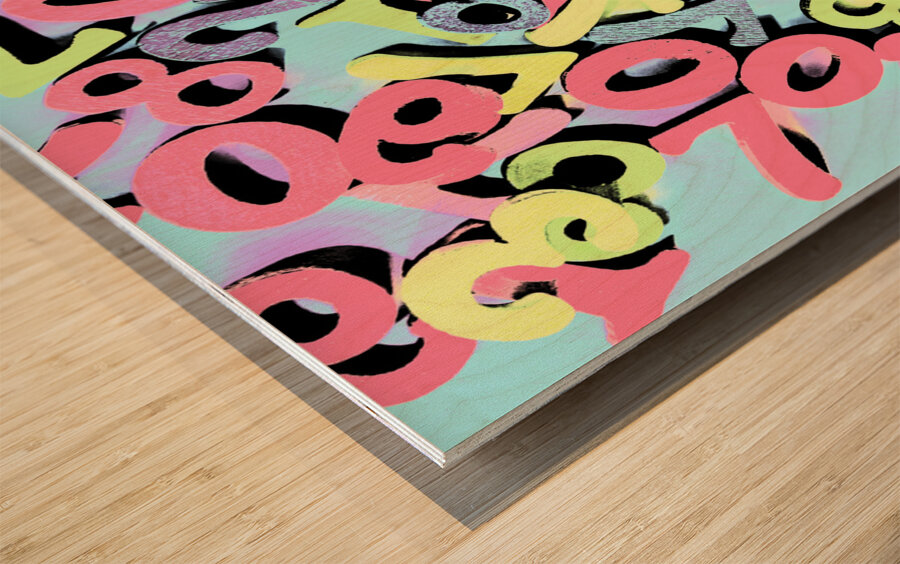 Its A Numbers Game Wood print