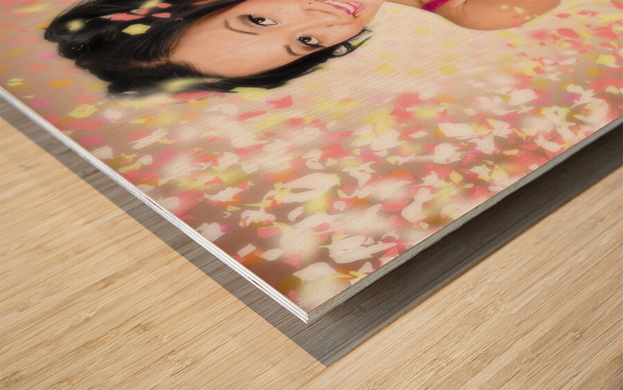 Flower springs Wood print