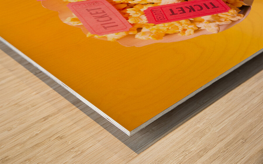 Movie time Wood print