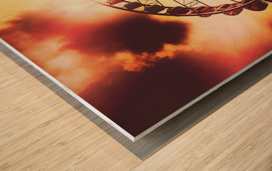 Fete and destiny Wood print