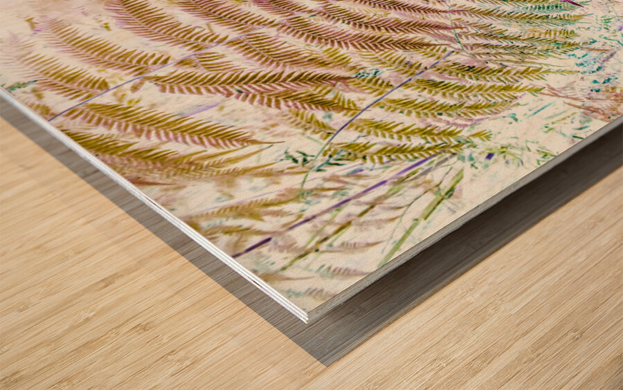 Exotic pop Wood print