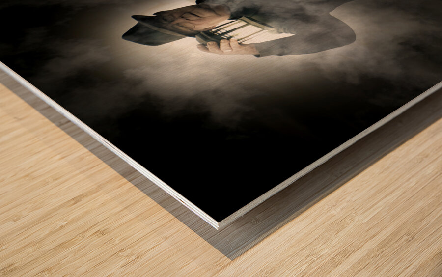 The Graveyard Shift Wood print