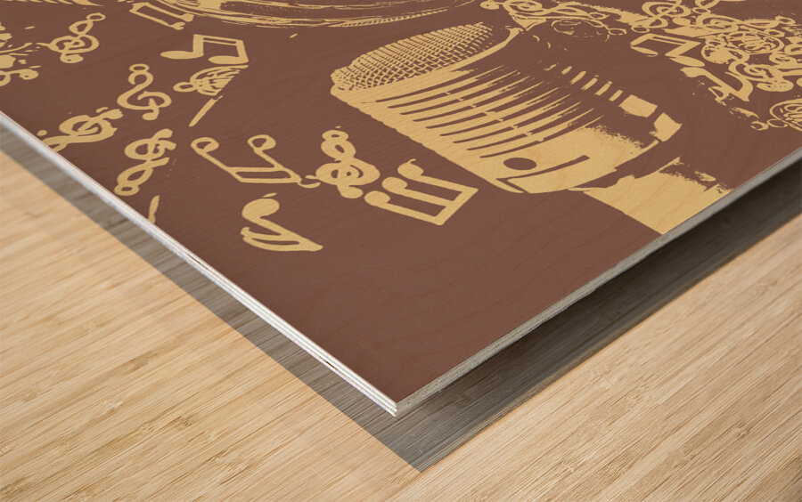 Yesteryears hits Wood print