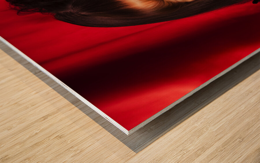 Play act of theatrical beauty Wood print