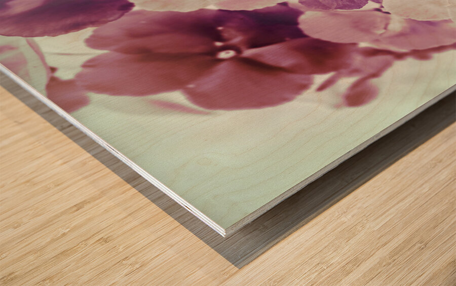 Wildflower pop  Wood print