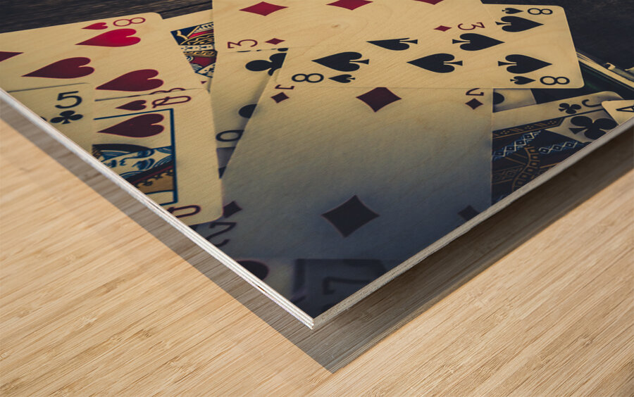 A whisky bet Wood print