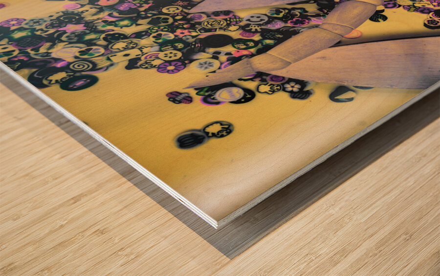 Wooden tropics Wood print