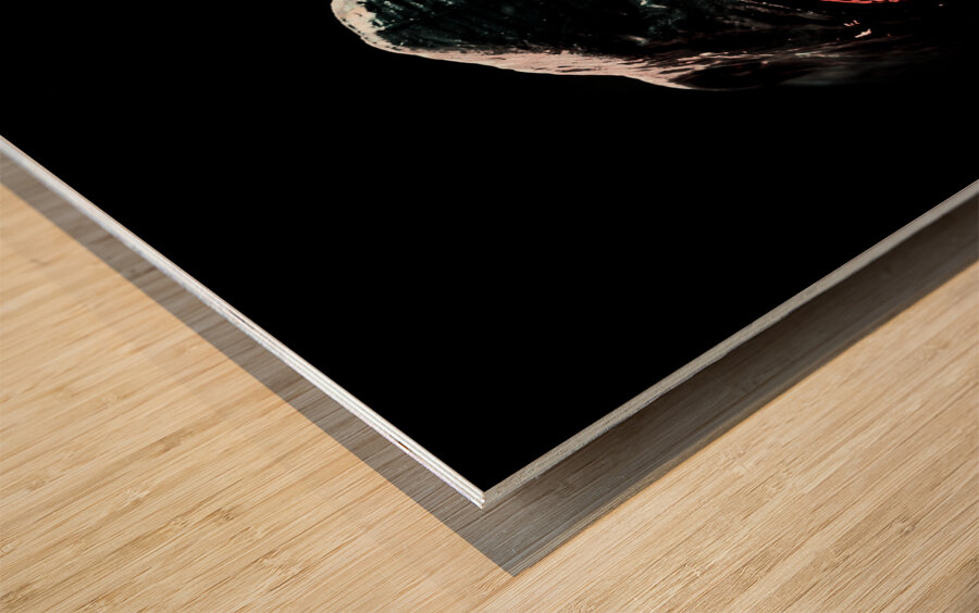 Shark attack Wood print