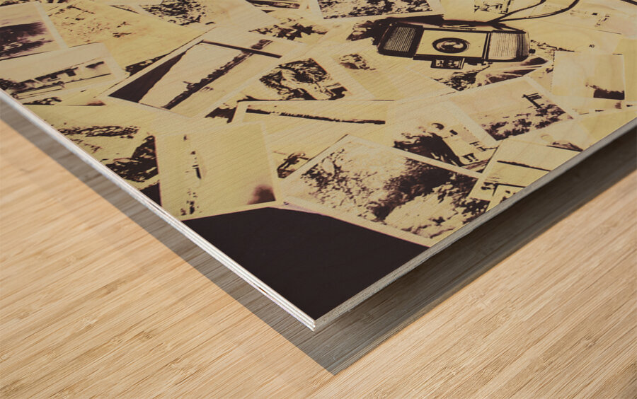 Round trips Wood print