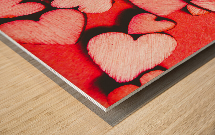 The heART of decor Wood print