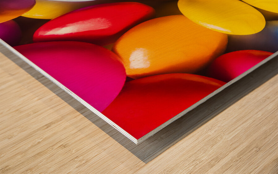 Party Colours Wood print