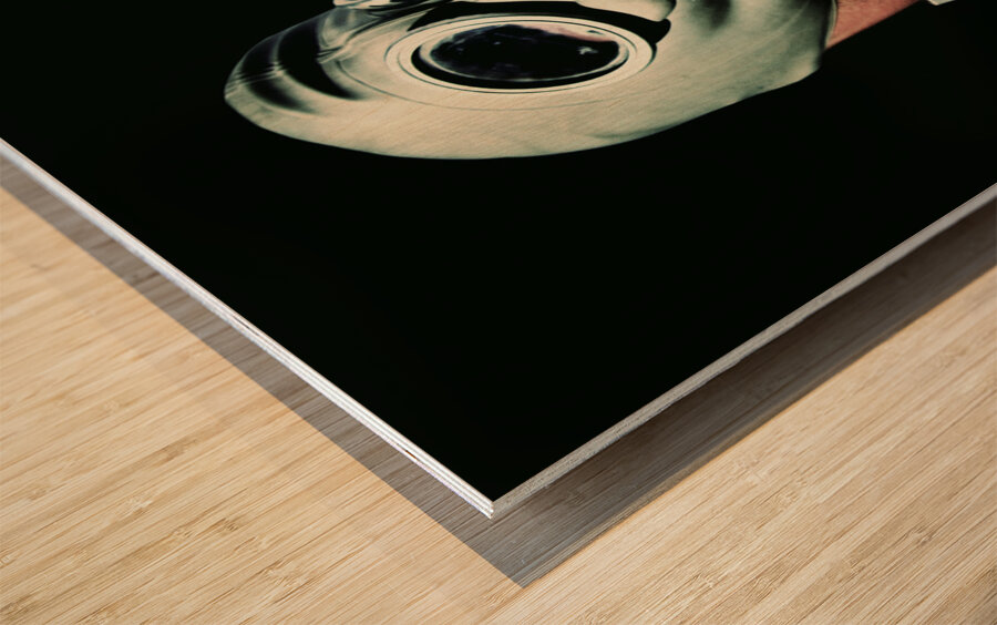 Gas And Darkness Wood print