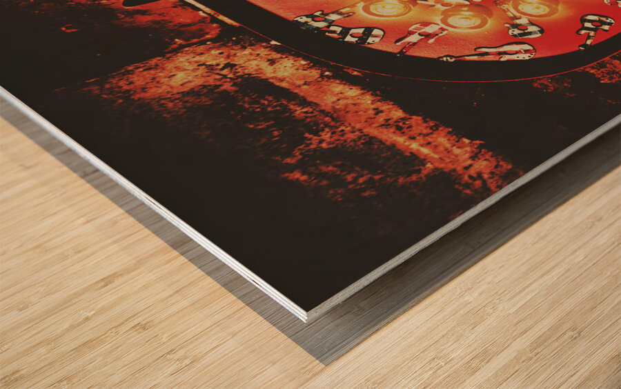 Rock through this way Wood print