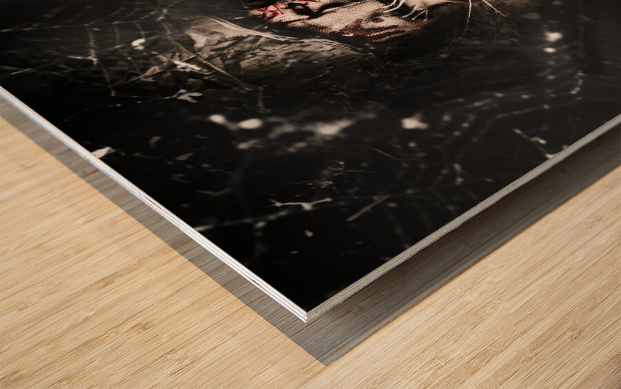 The Monster scarecrow Wood print