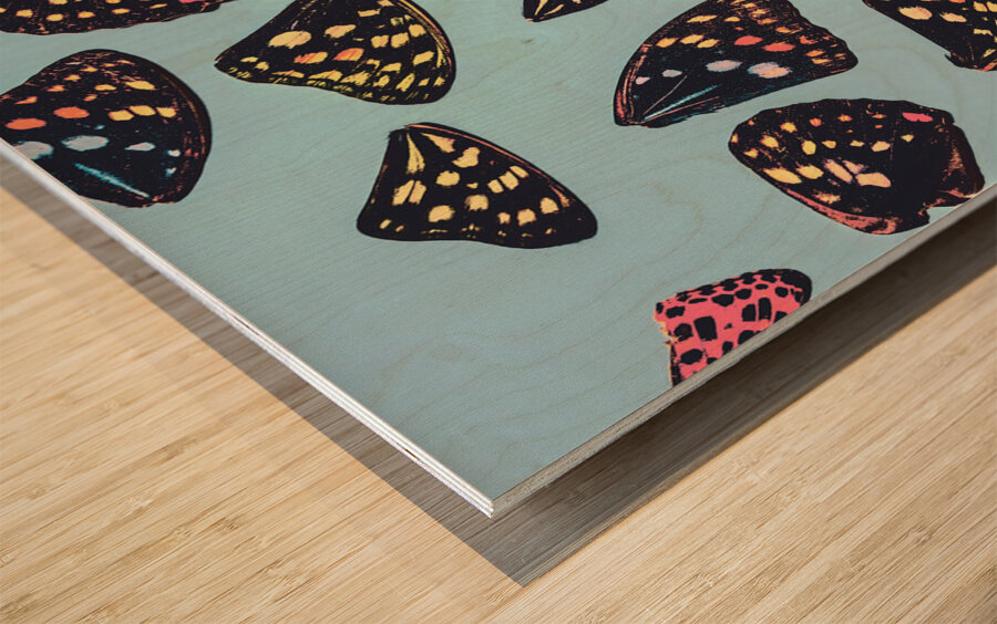 Butterfly wings Wood print
