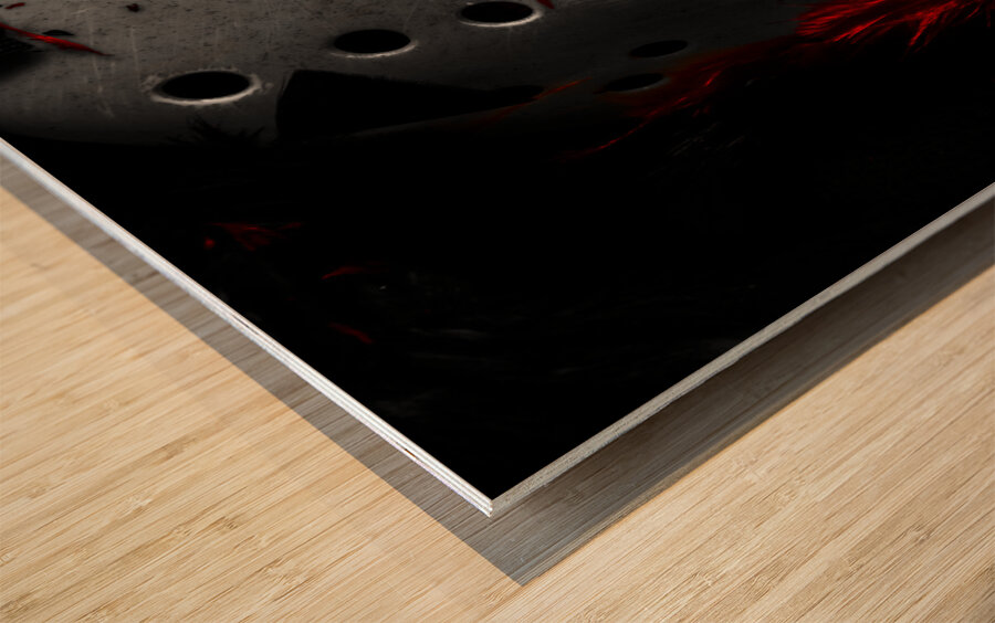 Black Friday the 13th  Wood print