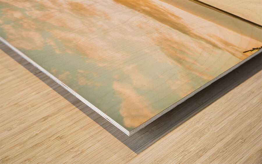 Strahan Sunset Wood print