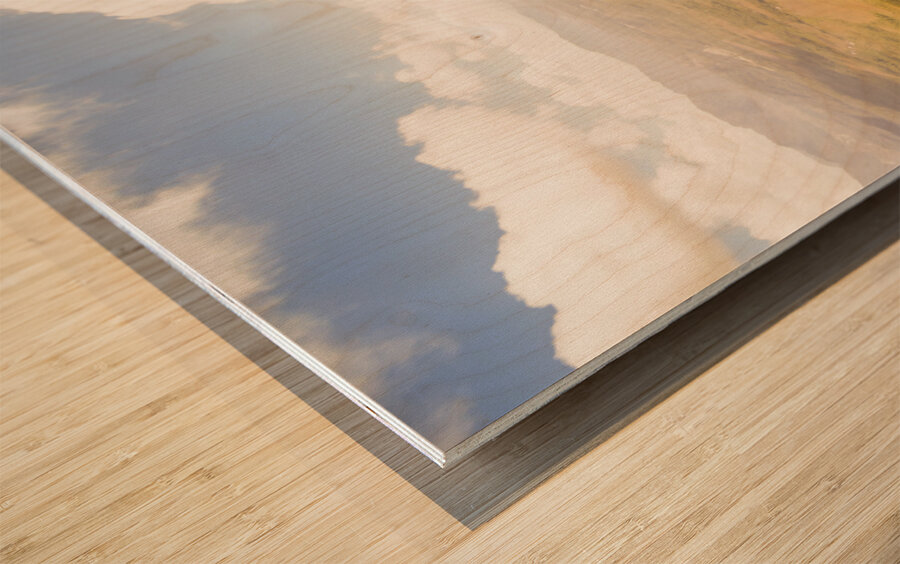 Tasmania bushwalking views Wood print