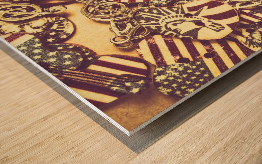 Country love Wood print